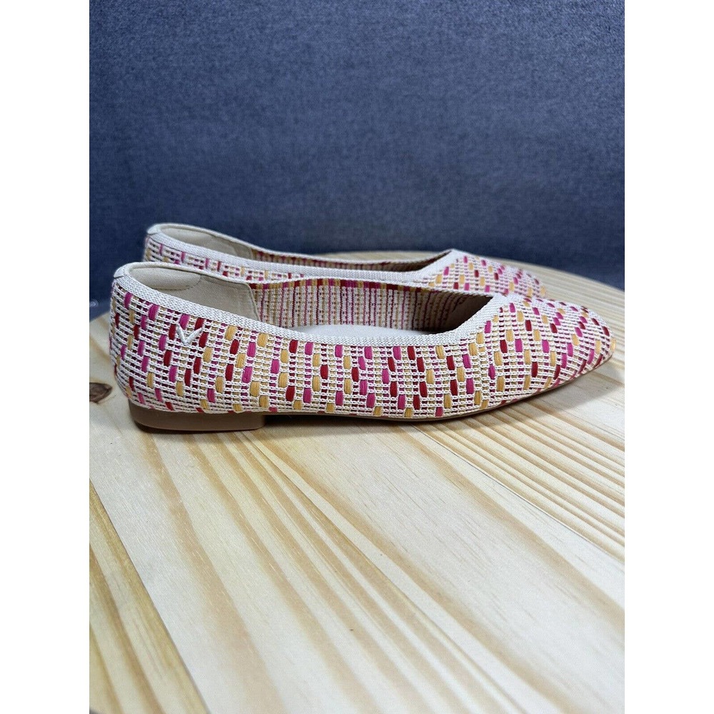 VIVAIA Margot 2.0 Womens Slip On Ballet Shoes Square Toe V-Cut Size EU 40 US 9